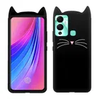 Rubber Mobile Back Cover for Infinix HOT 12 Play 