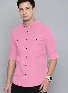 Full Sleeves Solid Shirt for Men 
