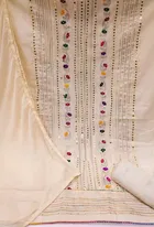 Chanderi Cotton Unstitched Dress Material for Women 