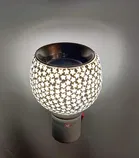 Kapoor Dani Electrical Camphor Diffuser Glass with On/Off Switch to Toggle Between Burner and Lamp Electrical Night Lamp for Office, Home 