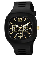Black colour new dial analog  watch for unisex boys and girls (Pack of 1)