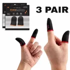 Anti Sweat Gaming Finger Sleeves for Mobile Game Controller 3 pair 