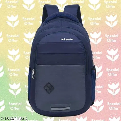 Nylon Backpack for Men & Women, Blue