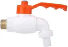 Plastic Turkey Faucets Bib Cock Taps (White)