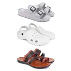Combo of Clogs with Sliders & Slippers for Men 