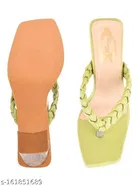 Shoetopia Green Size IND-5 Sandals