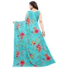 Georgette Floral Print Saree for Women 