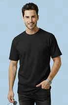Polyester Round Neck T-shirt for Men, Multicolour, Pack of 2 