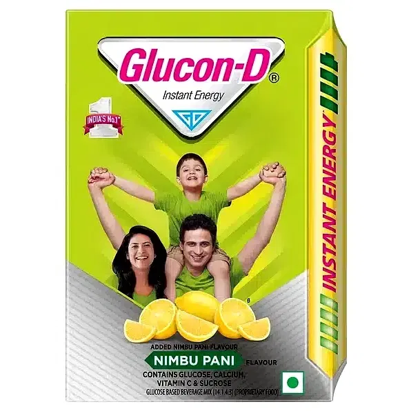 ग्लुकोन -डी निम्बू पानी Flavored ड्रिंक 200 g (रिफिल)