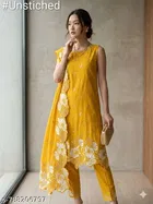Embroidered Floral Patiala Suit for Women 