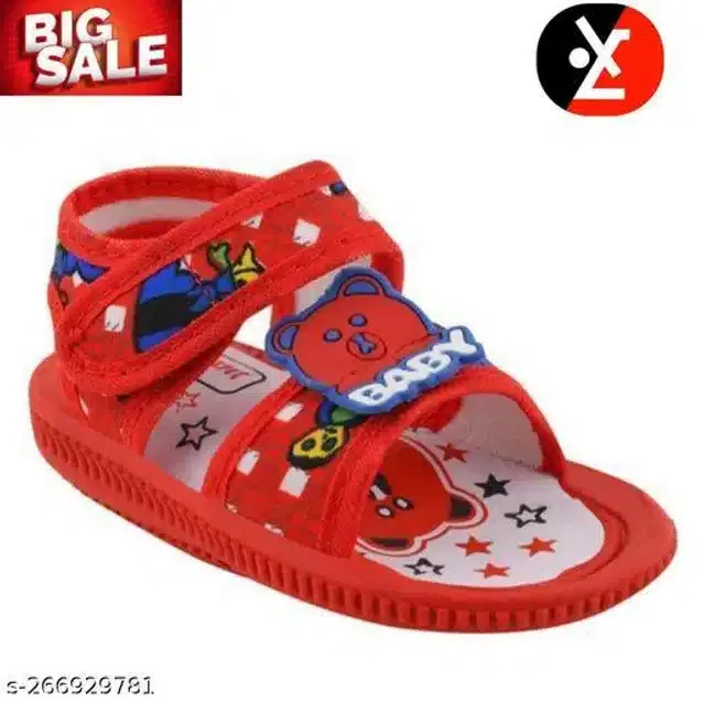 LifeO Sandals for Kids (Red, 2-2.5 Years)