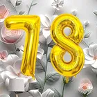 Foil Balloon for Birthday Celebration, No. 78 