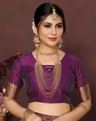 Banarasi Silk Zari Woven Saree for Women 