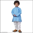 Cotton Blend Kurta with Pyjamas for Boys 