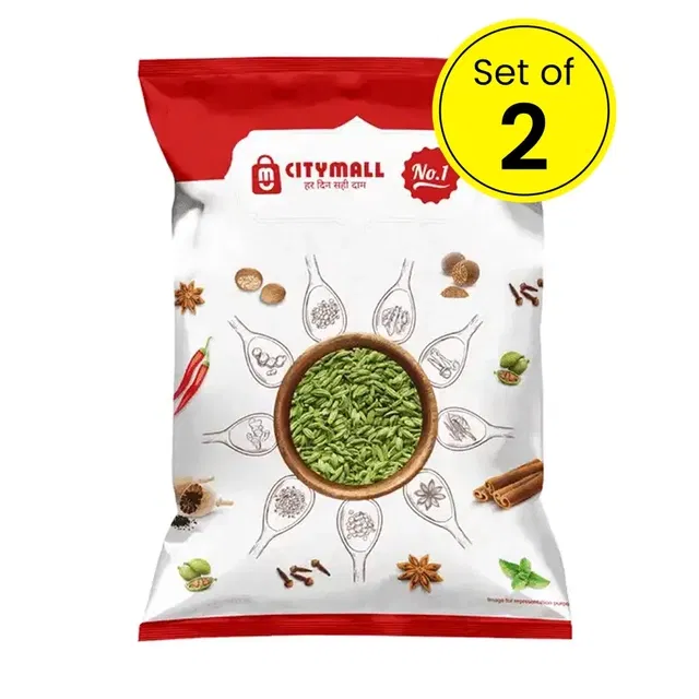 सिटीमॉल नं.1 मोटी सौंफ 2X100 g (सेट ऑफ 2)