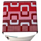 WISHLAND 1 Pc Fridge Cover for Top with 6 Pockets, 2 Handle Cover, 3 Fridge Mats 