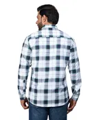 Poly Cotton Full Sleeves Chequered Shirt for Men 