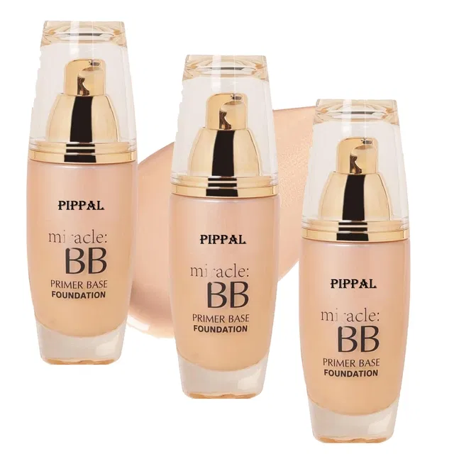 Pippal Mirecle B.B. Primer Base Foundation (60 ml, Pack of 3)
