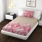 Microfiber Single Bedsheet with Single Pillow Cover 