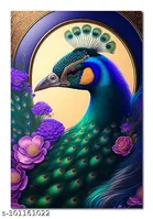 Waterproof Peacock Wall Sticker 