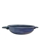 Aluminium Non-Stick Coating Kadai, Blue, 24 cm, 1500 ml