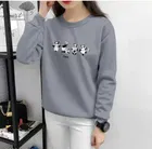 Cotton Blend Printed T-shirt for Women 