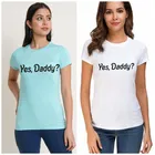 Round Neck Printed T-Shirt for Women & Girls 