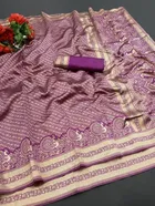 Jacquard Printed Saree for Women 