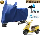 Tvs Pep+ Scoter Cover Waterproof (Blue, Free Size)