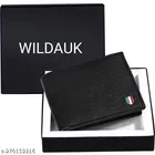 Two Fold PU Mens Wallets ,Black