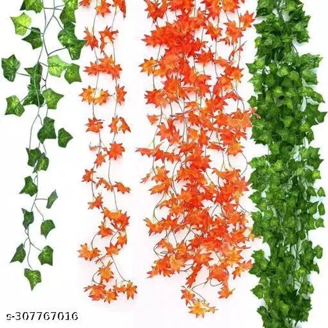 Plastic Artificial Flower (Multicolor, Pack of 3)
