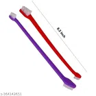 Double Headed Dental Toothbrush for Pet (Purple & Red, Pack of 2)