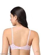 Cotton Blend Printed Padded Bra for Women 