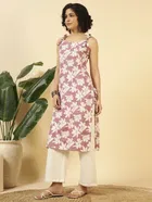 Tie Up Cotton Kurti for Women 