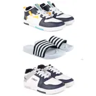 Combo of Casual Shoes with Sliders for Men 