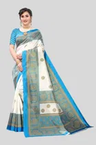 Art Silk Printed Saree for Women 