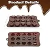 Silicone Chocolate Moulds,Dark Brown , Pack Of 1