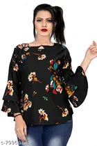 Three-Quarter Sleeves Top for Women 