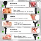 Latest Deep Muscle Massager Electric Fascial Gun HG-320 Massager Tool for Pain Relief with 4 heads 
