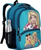 KG Medium 21L Kids School Backpack, Stylish Barbie Design for Girls, Age 3–9 Years (Green)