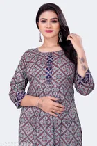 Viscose Rayon Printed Kurti for Women 