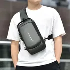 Motorcycle Bag Chest Bag for Men (Grey)