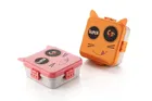 3-Compartment Bento Plastic Lunch Box 