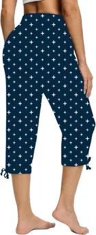 Cotton Printed Capri for Women 