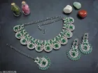 [Green] Partywear Necklace Set for Women 