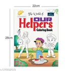 Super Cute Toddlers Activity Bag, The World Our Helpers Coloring Book, Set of 2