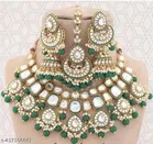 Princess Graceful Gold-Plated Kundan Jewelry Set