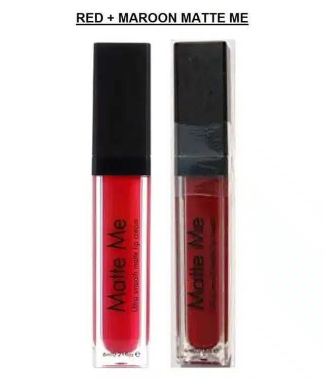 Lenon Makeup Accessory Beauty Matte Me Liquid Lipstick (Multicolor) (10 g) (D196)