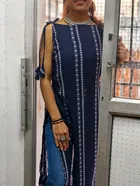 Side Cut Georgette Kurti for Women 