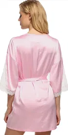 Satin Solid Babydoll for Women 